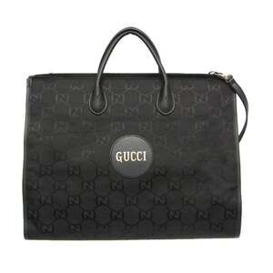 GUCCI Authentic Black Leather Shoulder Bag